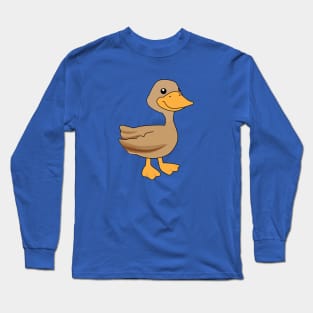 Brown Duck Long Sleeve T-Shirt
